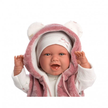 TOY DOLL BABY LLORENS MIMI FUXIA 42CM