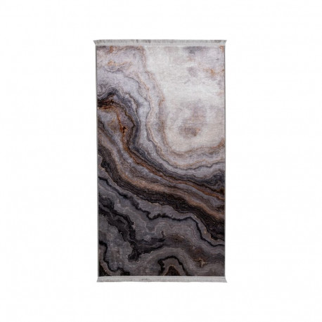CARPET PRINTED AGAT 0.8X1.4M GREY