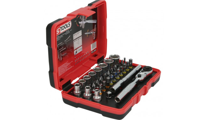 KS Tools 1/4 TORSIONpower padrunikomplekt 33-osaline