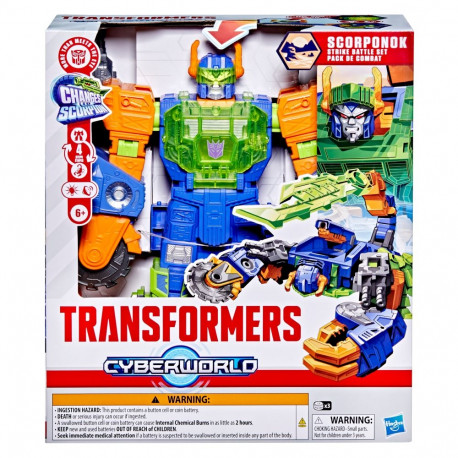 TRANSFORMERS Cyberworld mängufiguur Scorponok Strike Battle 35 cm