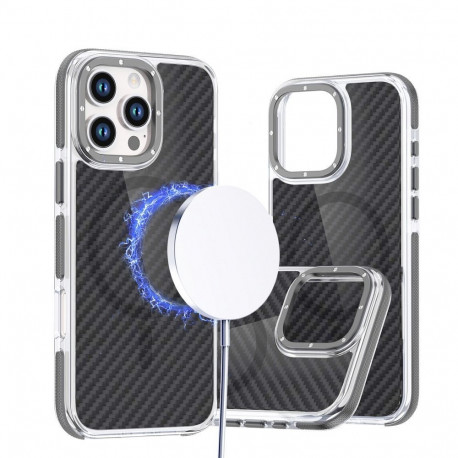Case for Samsung A26 5G Fiber compatible with MagSafe gray
