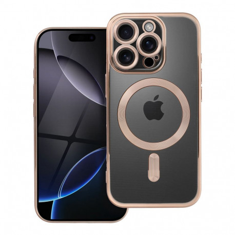 Case for iPhone 16 PRO Electro Mag Cover compatible with MagSafe brown