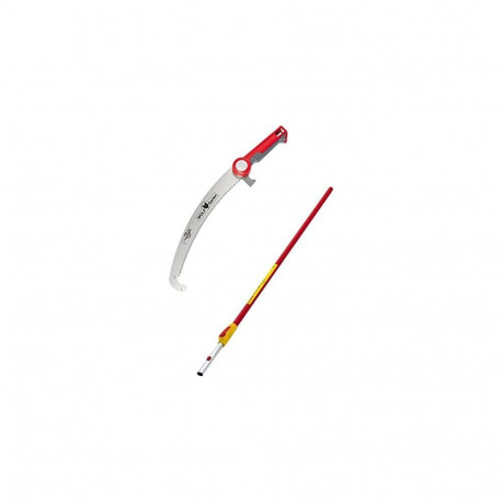 Astsäge Power Cut Saw Pro 370 + Vario-Stiel ZM-V 4 Set (rot/silber, PCSPRO 370/ZM-V4)