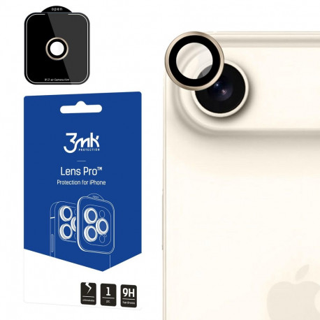 3mk Lens Protection Pro Tempered Glass for iPhone Air - Gold