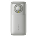 Baseus Free2Pull 20000mAh 65W Power Bank with Retractable USB-C Cable - Gray