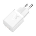 Baseus GaN5 30W USB-C Mini Wall Charger - White Baseus GaN5 30W USB-C Mini Wall Charger - White
