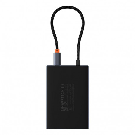 Baseus PioneerJoy 8-in-1 USB-C hub HDMI 4K@60Hz + HDMI 4K@30Hz + DisplayPort 8K@30Hz + VGA + 2 x USB