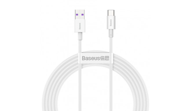 Baseus Superior cable USB - USB TypeC 66 W 6A 2 m White (CATYS-A02)