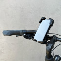 Wozinsky strong phone holder for bicycle, motorcycle, scooter handlebars, black (WBHBK6)