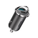 Joyroom fast car charger USB Type C / USB 45 W 5 A Power Delivery Quick Charge 3.0 AFC SCP gray (C-A Joyroom fast car charger USB Type C / USB 45 W 5 A Power Delivery Quick Charge 3.0 AFC SCP gray (C-A