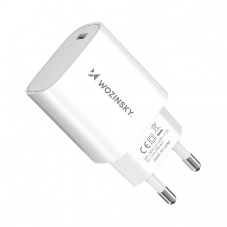 Wozinsky WGWCCW 20W USB-C Wall Charger - White