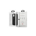 Guess Saffiano Vintage Script Case for iPhone 12 Pro Max 6.7" - Black