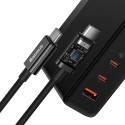 Baseus GaN5 Pro fast charger 2xUSB-C + USB 140W EU black (CCGP100201)