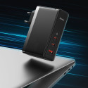 Baseus GaN5 Pro fast charger 2xUSB-C + USB 140W EU black (CCGP100201)