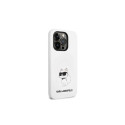 Karl Lagerfeld KLHMP14XSNCHBCH iPhone 14 Pro Max 6.7" hardcase white/white Silicone Choupette M