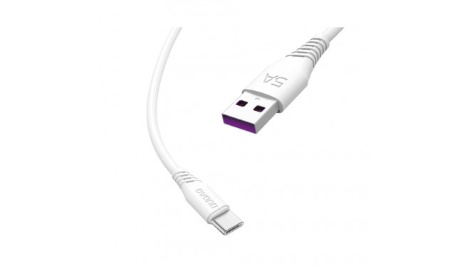 Dudao cable USB / USB Type C 5A cable 2m white (L2T 2m white)