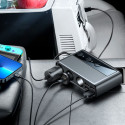 Joyroom JR-CL06 9in1 car charger 154W 5x USB-A / USB-C / 3x cigarette lighter socket PD QC PPS - bla