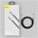 Baseus Cafule Series Metal Data USB-C / USB-C PD QC SCP 100W 5A 2 m cable - green