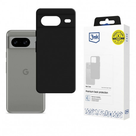 3mk kaitseümbris Matt Case Google Pixel 8 5G, must