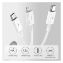 Baseus Superior 3in1 USB cable - Lightning / USB Type C / micro USB 3.5 A 1.5 m blue (CAMLTYS-03)