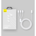 Baseus Superior 3in1 USB cable - Lightning / USB Type C / micro USB 3.5 A 1.5 m blue (CAMLTYS-03)