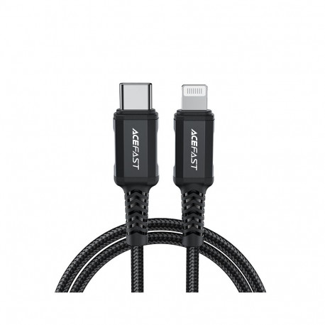 Acefast C4-01 Lightning - USB-C PD cable 30W 3A 480Mb/s 1.8m - black