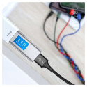 Baseus cable USB 4in1 Lightning / 2x USB Type C / micro USB cable in nylon braid 3.5A 1.2m black (CA
