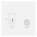 Baseus Golden Contactor Pro fast car charger 2x USB 40 W Quick Charge SCP FCP AFC + USB cable - USB 