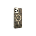 Guess GUHMP13XH4STW iPhone 13 Pro Max 6.7" brown/brown hardcase 4G MagSafe