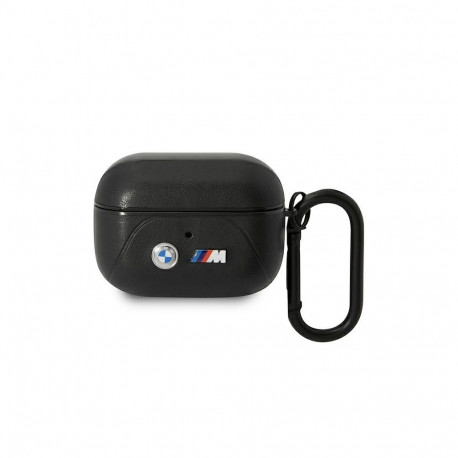 BMW BMAP22PVTK AirPods Pro cover black/black Leather Curved Line