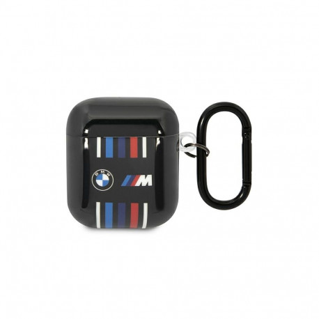 BMW BMA222SWTK AirPods 1/2 cover black/black Multiple Colored Lines