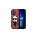 Karl Lagerfeld KLHCP13XPMNIKPI iPhone 13 Pro Max 6.7" hardcase red/red Monogram Ikonik Patch