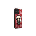 Karl Lagerfeld KLHCP13XPMNIKPI iPhone 13 Pro Max 6.7" hardcase red/red Monogram Ikonik Patch