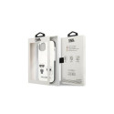 Karl Lagerfeld KLHCP13STPEKCW iPhone 13 mini 5.4" hardcase white/white Karl&Choupette Karl Lagerfeld KLHCP13STPEKCW iPhone 13 mini 5.4" hardcase white/white Karl&Choupette