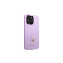 Guess GUHCP13XPS4MU iPhone 13 Pro Max 6.7" purple/purple hardcase Saffiano 4G Small Metal Logo Guess GUHCP13XPS4MU iPhone 13 Pro Max 6.7" purple/purple hardcase Saffiano 4G Small Metal Logo