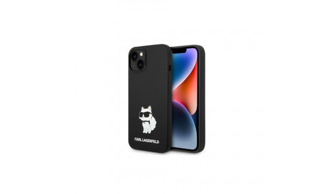 Karl Lagerfeld KLHMP14MSNCHBCK iPhone 14 Plus 6.7" hardcase black/black Silicone Choupette MagSafe