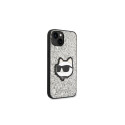 Karl Lagerfeld KLHCP14MG2CPS iPhone 14 Plus 6.7" silver/silver hardcase Glitter Choupette Patch