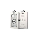 Karl Lagerfeld KLHCP14MG2CPS iPhone 14 Plus 6.7" silver/silver hardcase Glitter Choupette Patch