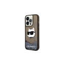 Karl Lagerfeld KLHCP14LLNCHCK iPhone 14 Pro 6.1" black/black hardcase Glitter Choupette Head