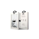 Karl Lagerfeld KLHCP14LLNHCCS iPhone 14 Pro 6.1" silver/silver hardcase Glitter Choupette Head Karl Lagerfeld KLHCP14LLNHCCS iPhone 14 Pro 6.1" silver/silver hardcase Glitter Choupette Head