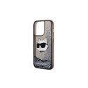 Karl Lagerfeld KLHCP14LLNCHCK iPhone 14 Pro 6.1" black/black hardcase Glitter Choupette Head