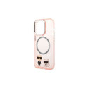 Karl Lagerfeld KLHMP14XHKCP iPhone 14 Pro Max 6.7 "hardcase pink / pink Karl & Choupette Al Karl Lagerfeld KLHMP14XHKCP iPhone 14 Pro Max 6.7 "hardcase pink / pink Karl & Choupette Al