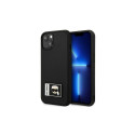 Karl Lagerfeld KLHCP13S3DKPK iPhone 13 mini 5,4 "black / black hardcase Ikonik Patch