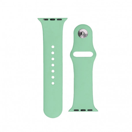 Silicone Strap APS for Apple Watch 42/44/45mm Strap Watch Bracelet - Light Green