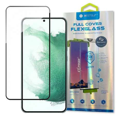 Bestsuit 3D Edge Nano Flexi Glass Glass Film Full Screen Tempered Glass With Frame For Samsung Galax