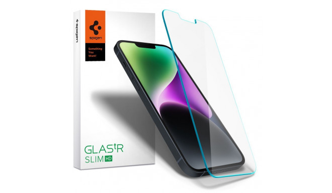 Spigen Glas.tR Slim Tempered Glass for iPhone 13 / 13 Pro / 14 / 16e