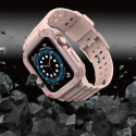 Protect Strap Band for Apple Watch 38/40/41mm Armored Case Strap - Pink