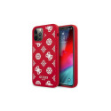 Guess GUHCP12LLSPEWRE iPhone 12 Pro Max 6.7" red/red hard case Peony Collection