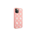 Guess GUHCP12LLSPEWPI iPhone 12 Pro Max 6.7" pink/pink hard case Peony Collection