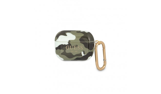 Guess GUAPUCAMA AirPods Pro cover green/khaki Camo Collection